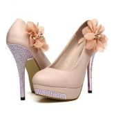 Scarpin Com Flor Noivas