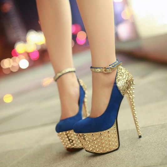 Scarpin Com Salto Spikes